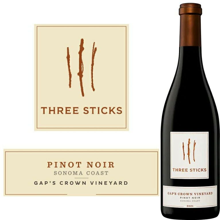 スリー・スティックス・ギャップス・クラウン・ヴィンヤード・ピノ・ノワール　2022